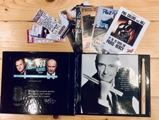 Phil Collins  ‘not dead yet’ VIP tour commemorative album, ticket & drumstick 
