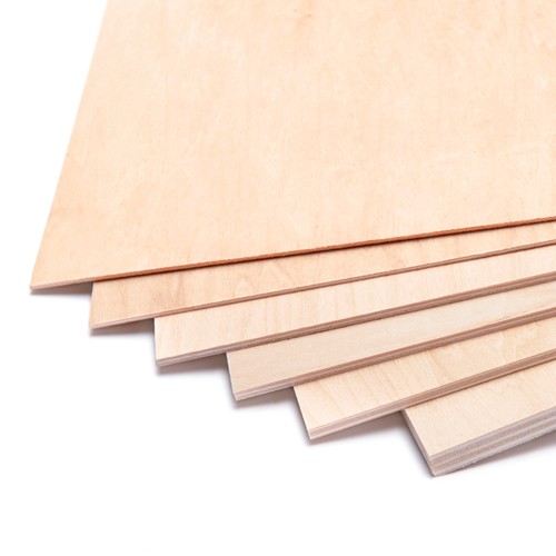 Wooden plate basswood plywood - plate,