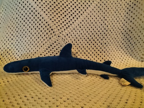Blue white shark - blue/white,