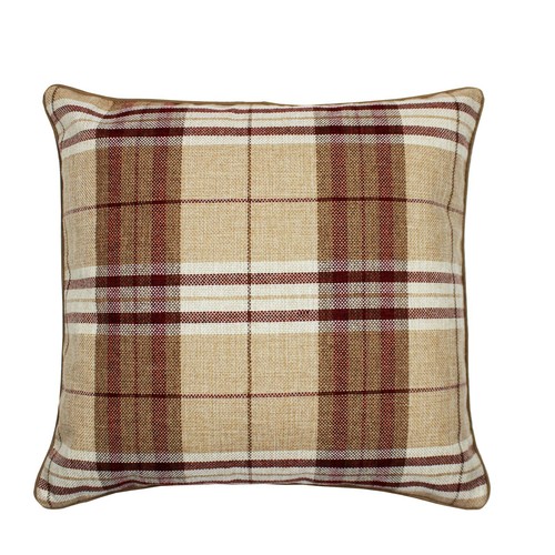 Tartan check cushion covers - tartan,
