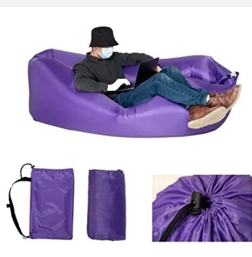 Inflatable lounger air sofa - inflatable,