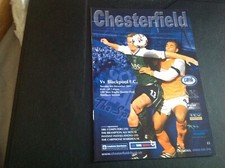 Chesterfield v Blackpool 4/12/01 LDV Vans Trophy