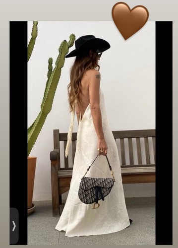 Zara 100 linen midi - 100%,