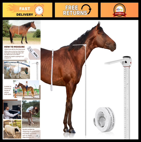 Horse measuring stick tape - &,