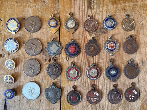 Vintage football medals - vintage,