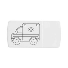 'Ambulance Toy' Pill Box with Tablet Splitter (PI00033261)