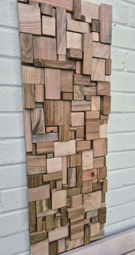 Modern wooden wall art - modern,