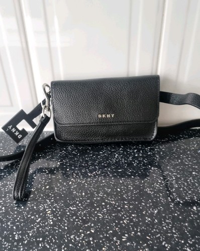 Dkny black wristlet belt - wristlet/,
