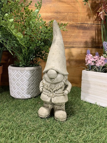 Stone garden cute boy - garden, gnome