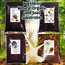 Bugznbits Land Snail Substrates  Giant African Snails Garden Snails 100% Organic