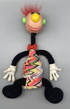 Vintage ERTL 1994 Jibba Jabba Jibber Jabber Red Mohawk Hair Toy Doll 12”