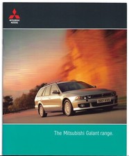 Mitsubishi Galant 2001 UK Market Brochure Saloon & Estate Equippe Elegance Sport
