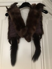Vintage Fur Wrap/Scarf Mink Fox Furrier M Forster Newcastle On Tyne