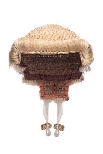 Traditional barristers wig - traditional,