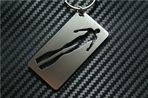 Freediving keyring free diver - free,