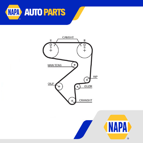 Timing belt fits toyota - fits,