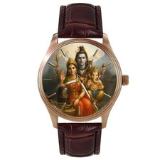 LORD SHIVA, LORD GANESHA & GODDESS PARVATI HINDUISM  WATCH USA TARIFF INCLUDED