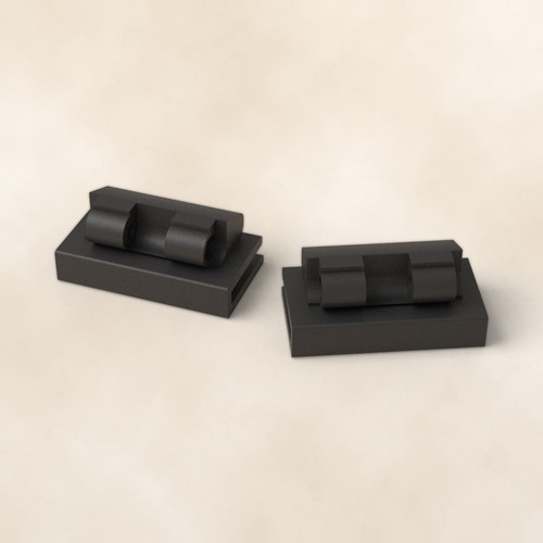 Dust cover hinges for - cover,