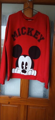 Mickey mouse sweater red - mickey,