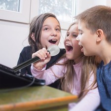  2 Pcs Glitter Microphone