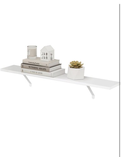 White radiator shelf 90cm - white,