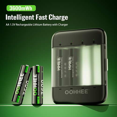 3600mwh 5v rechargeable - 4x,