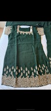 Green indian trouser suit - trouser,
