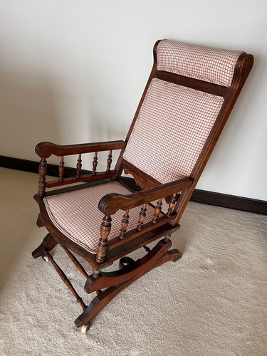 Antique wooden rocking - , chair