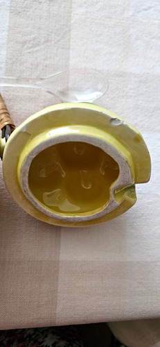 Ceramic marmalade jar and jam - and,