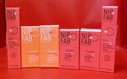 Nip fab various - oils, mists