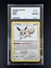 Pokémon Eevee SV41/SV94 Holo Hidden Fates Ace Gem Mint 10 *PERFECT SUBGRADES*