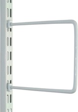 Twin Slot Shelving System Book End Shelf Ends WHITE Accessories Storage Shelf