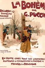 Vintage french opera poster - poster, la