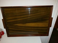 Vintage Mid century  wooden serving / butlers / Cocktail Tray