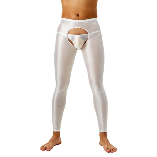 Mens shiny tights open - mens,
