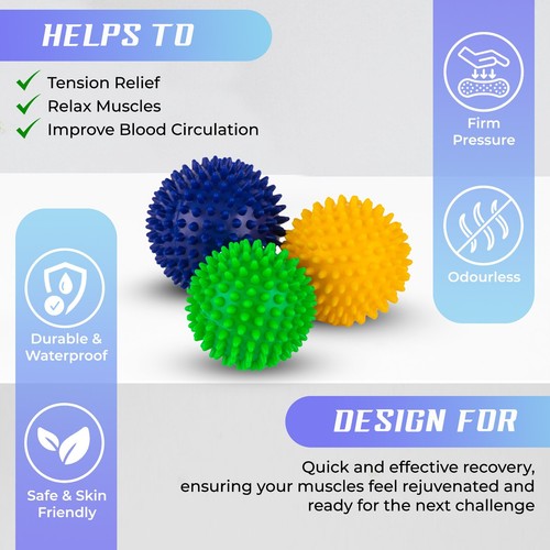 Spiky massage ball spikey - 3,