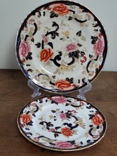 Two Vintage Mason's Mandalay Ironstone Plates