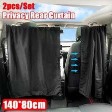 2x Car Divider Sunshade Curtain Sun Shade Privacy Protector Curtain Accessories