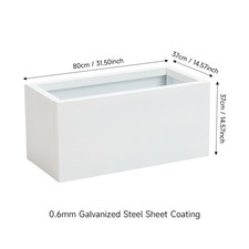Heavy Duty Zinc Garden Trough