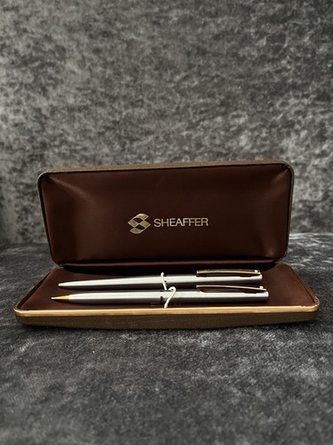 Sheaffer vintage brushed steel - vintage,
