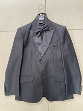 Boys Black Tie 5 Piece Dinner