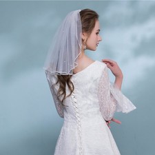  Simple Short Wedding Veil