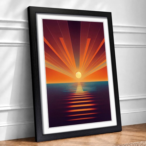 Art deco sunrise - an,