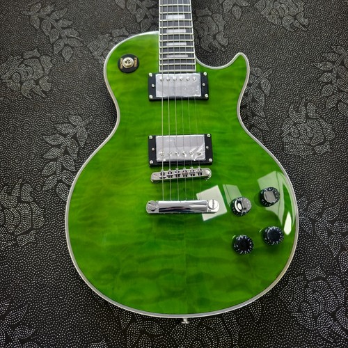 Transparent green quilted - green,