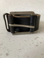 TIMBERLAND Black Leather Belt