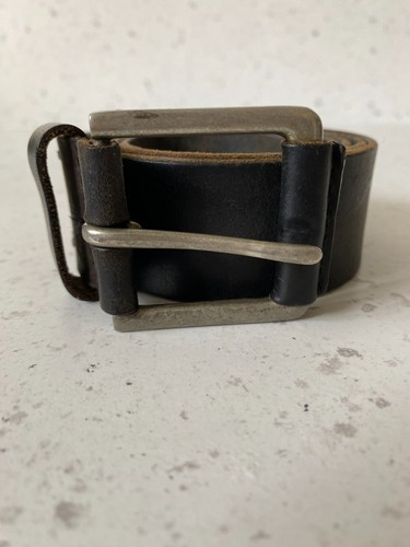 Timberland black leather belt - timberland,