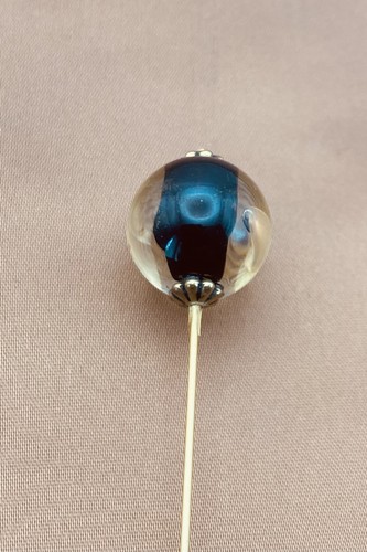 Vintage clear glass bead - vintage,
