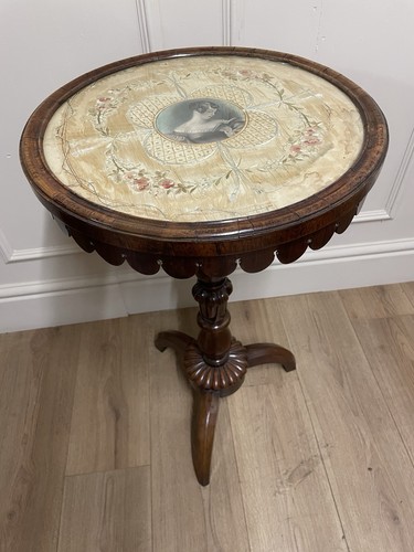 Georgian rosewood tripod table - tripod,