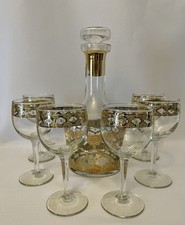 Culver Valencia Decanter and 6