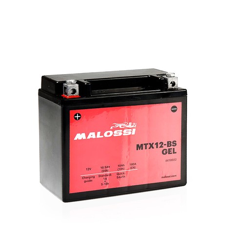 Ytx12 malossi gel battery - ytx12-bs,